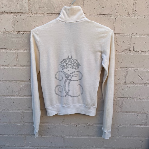 Juicy Couture Collar Track Jacket with Rhinestones NWOT As Is - Picture 5 of 12